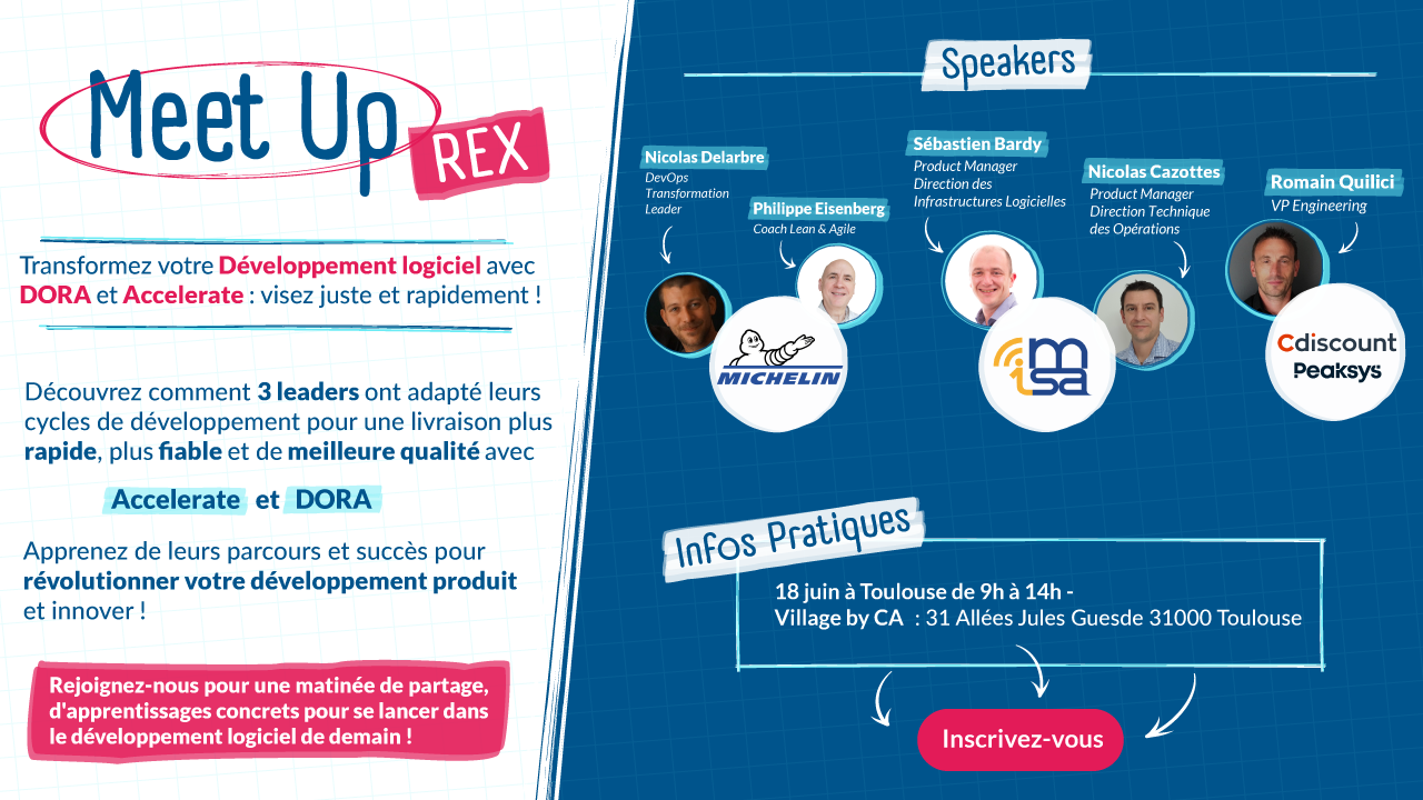 Meet up REX - Transformez votre Développement logiciel avec DORA et Accelerate