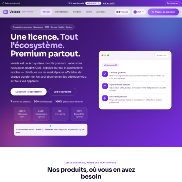 Volade – Digital Tools Ecosystem